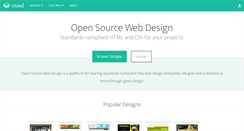 Desktop Screenshot of oswd.org